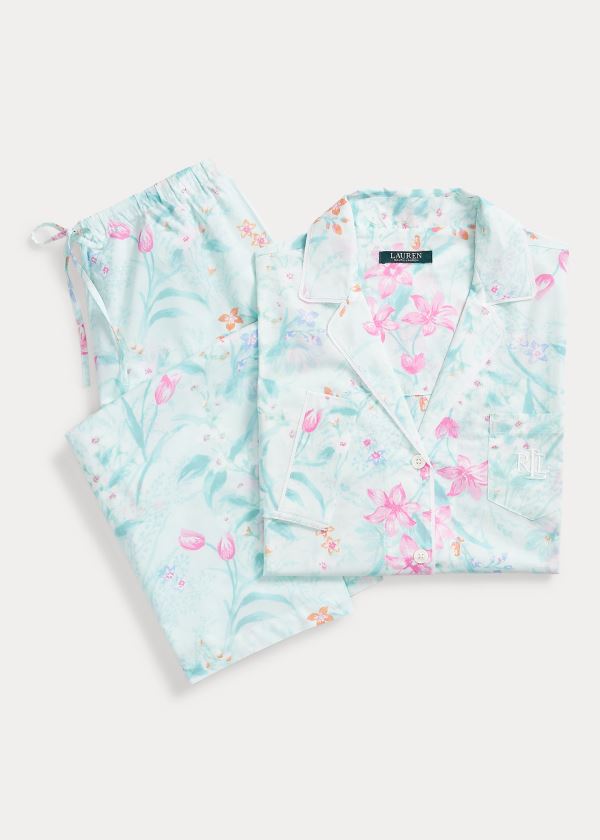 Women's Ralph Lauren Print Capri Pajama Sets | 319506OPV